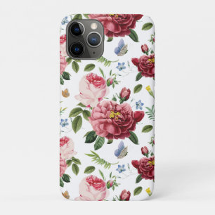 Romantische elegante Vintage-Rosen in Rosa Case-Mate iPhone Hülle