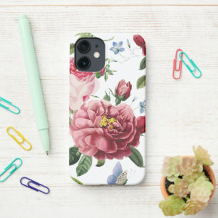 Romantische elegante Vintage-Rosen in Rosa iPhone 12 Mini Hülle