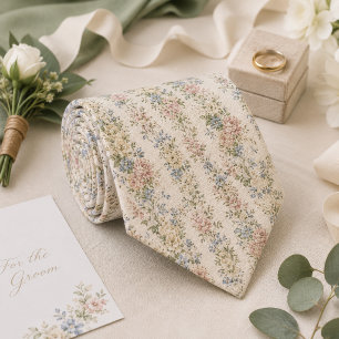 Romantische englische Gartenhochzeit Krawatte