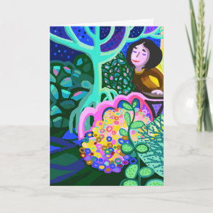 Romantische Erklärung der Liebe Karte