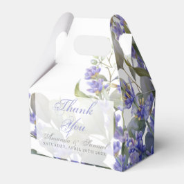 Romantische Eukalyptus- und Lavendel-Gastgeschenk Geschenkschachtel
