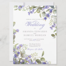 Romantische Eukalyptus- und Lavendel-Hochzeitseinl