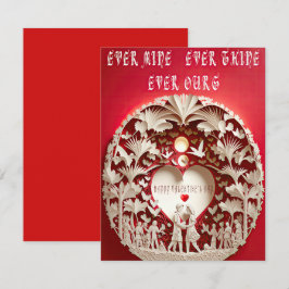 Romantische Ever Mine Ever Thver Ever Unurs Valent Karte
