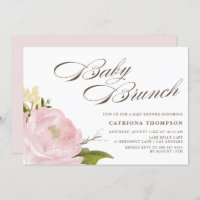 Romantische Farbe Rosa Pink Peony Baby Brunch
