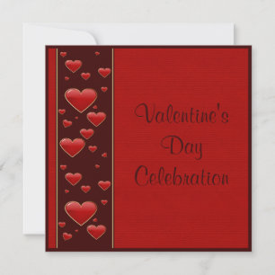 Romantische Feierlichkeiten zum Valentinstag des R Einladung