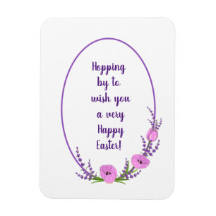 Romantische Feiertags-Kränze Tulpenblumen Ostern Magnet