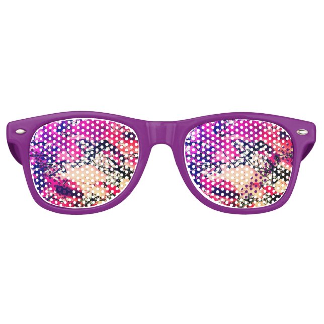 Romantische Fields-Sonnenbrille Partybrille (Vorderseite)