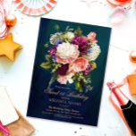 Romantische Floral Emerald Green Gold 16 Geburtsta Einladung<br><div class="desc">Romantische BlumenBouquet Smaragdgrün Gold Sweet 16 Geburtstagsparty Einladung. Der Text kann über das Menü "Details" geändert werden. Klicken Sie auf den Button "Anpassen" und können Sie Text- und Farbstil ändern. Andere Farben sind verfügbar. Sie können den Papiertyp rechts im Menü "Papers vergleichen" ändern. Image Source pngtree, Copyright by pngtree. Bitte...</div>