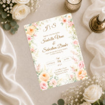 Romantische florale Hochzeit
