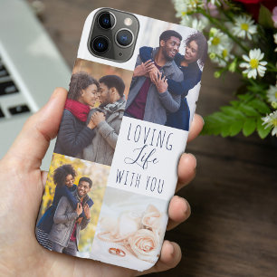 Romantische Fotocollage Lieben das Leben mit dir W Case-Mate iPhone Hülle