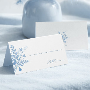 Romantische französische blaue botanische Hochzeit