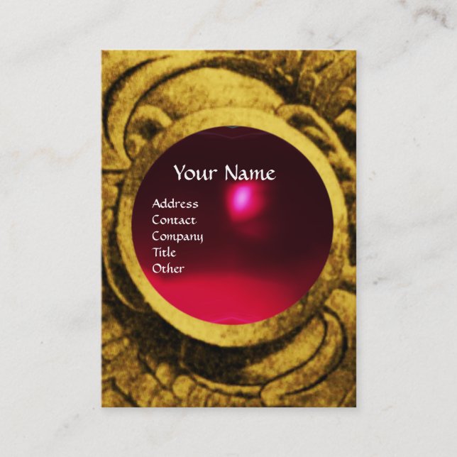 ROMANTISCHE FRAU, BLUME UND BEKÄMPFUNG VON GRIFFIN VISITENKARTE (Vorderseite)