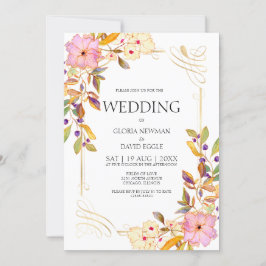 Romantische Frühjahrsflorensaison Einladung