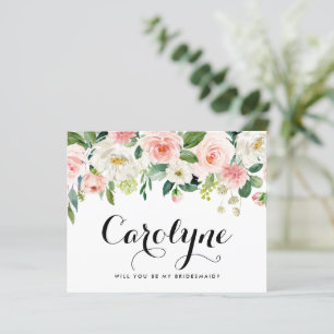 Romantische Frühlingsblumen werden Sie meine Braut