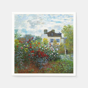 Romantische Frühlingshochzeit Vintage Monet Garten Serviette