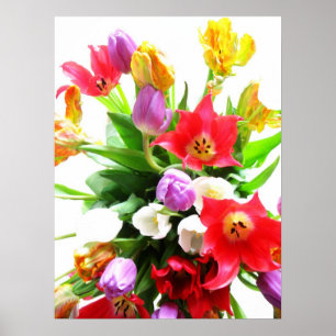 Romantische Frühlingsstipps-Blume Poster