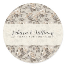 Romantische Gardenien Akzent Retro-Hochzeit