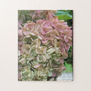 romantische Gartenhortensie Puzzle