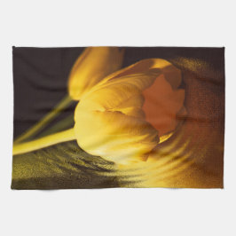 Romantische Gelbtuppe Geschirrtuch