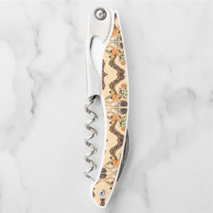 Romantische Giraffe mit Korkenzieher der Rose