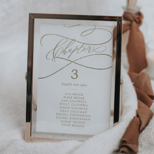 Romantische Gold Book Kapitel Seekartenkarte Einladung