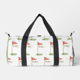 Romantische Golf-Flagge "Ich will" Golf-Geschenk z Duffle Bag