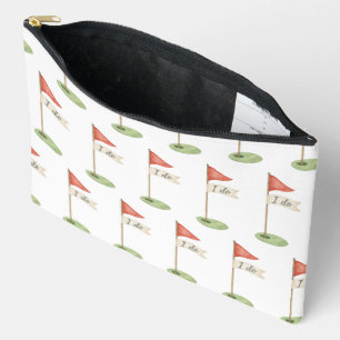 Romantische Golf Flagge "Ich will" Golf-Geschenk z Zubehörtasche