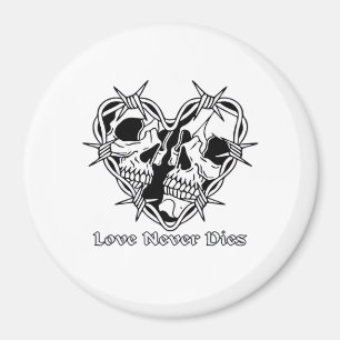 Romantische Gotik für Paare Magnet
