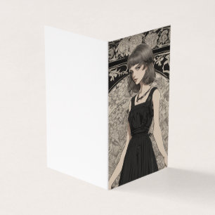 Romantische gotische Elegance LBD Kleine schwarze 