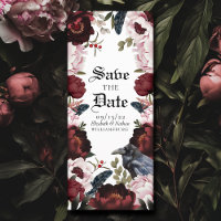 Romantische gotische Wasserfarbe Save the Date