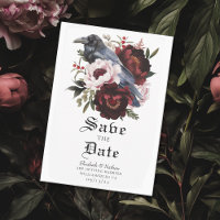 Romantische gotische Wasserfarbe Save the Date
