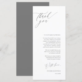 Romantische graue Drehbuchplatzierung dank Karte