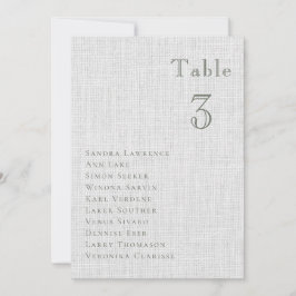 Romantische grüne Wald-Hochzeitstisch-Karten Einladung