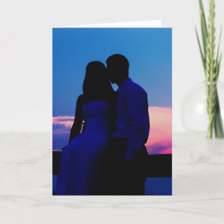 Romantische Gruß-Karte Karte