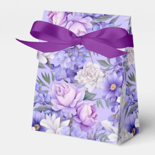 Romantische, hellviolette Blumen Geschenkschachtel