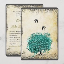 Romantische Herberge Leaf Aquamarine Treppe Einladung