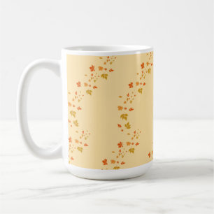 Romantische Herbstleaves Elfenbein Kaffeetasse