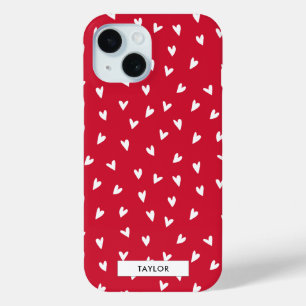 Romantische Herzen Name der personalisierten Mon Case-Mate iPhone Hülle