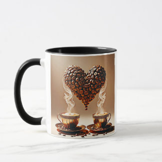 Romantische herzförmige Tasse - Perfektes Geschenk