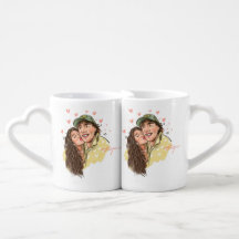 Romantische Herzklopfe - Tasse