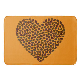 Romantische Herzmatte - Plush & Stylish Badematte