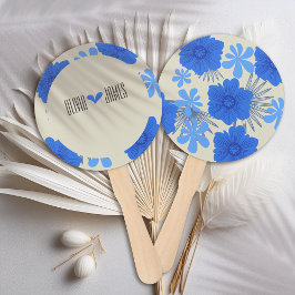 Romantische Hochzeit der Blauen Flora Fächer