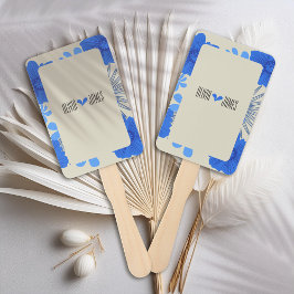 Romantische Hochzeit der Blauen Flora Fächer
