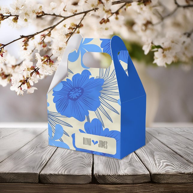 Romantische Hochzeit der Blauen Flora Geschenkschachtel (Von Creator hochgeladen)