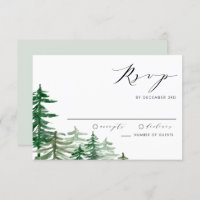 Romantische Hochzeit des Watercolor Woodland