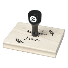 Romantische Hochzeit Gummistempel