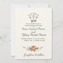 Romantische Hochzeit im Herbst