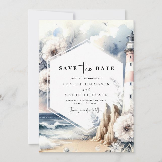 Romantische Hochzeit im rustikalen Stil Save The Date (Vorderseite)