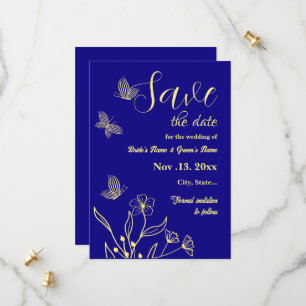 Romantische Hochzeit in Rosa Blume Save The Date