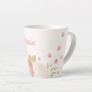 Romantische Hochzeit in Rosa, Weiß und Gold Milchtasse